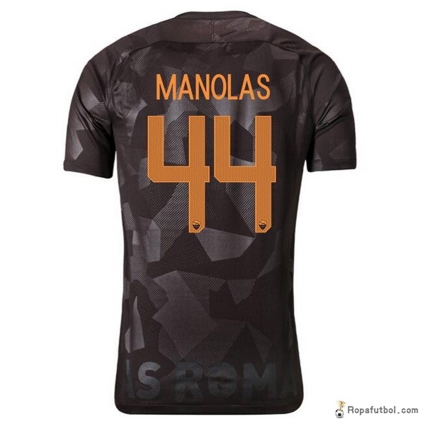 Camiseta As Roma Manolas Replica Tercera Ropa 2017/18